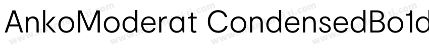 AnkoModerat CondensedBo1d字体转换